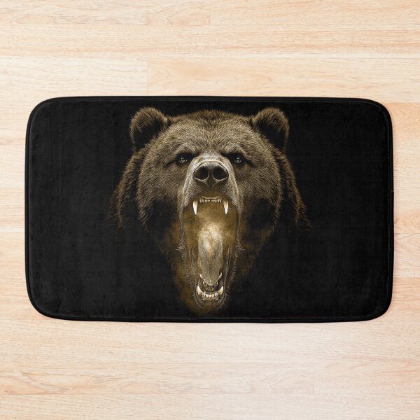 Item preview, Grizzly Bear Hike Camp Vintage Angry Brown Bear designed and sold by JRRTs.