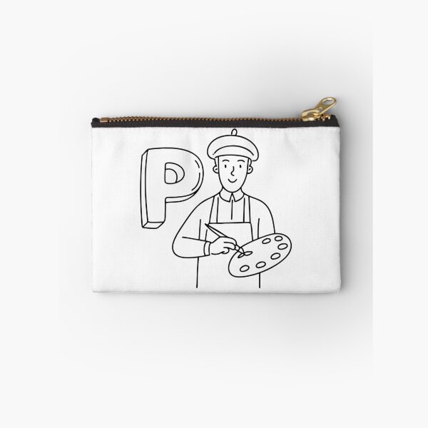 Item preview, An illustration of letter P stand for painter designed and sold by rasagamastore.