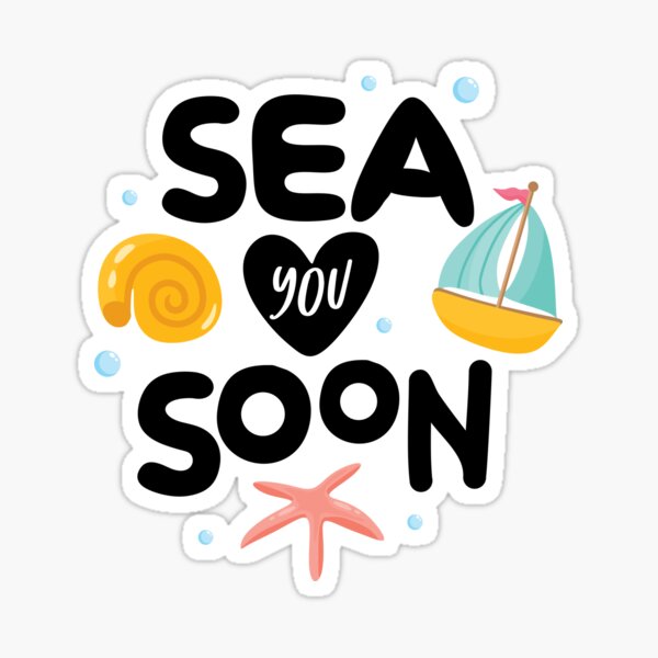 Item preview, SEA YOU SOON – Playful Nautical Typography Design designed and sold by TeesHearts100.