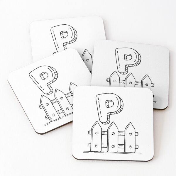 Item preview, An illustration of letter P stand for palisade designed and sold by rasagamastore.