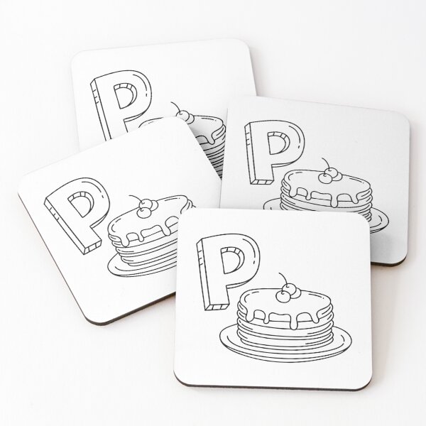 Item preview, An illustration of letter P stand for pancake designed and sold by rasagamastore.