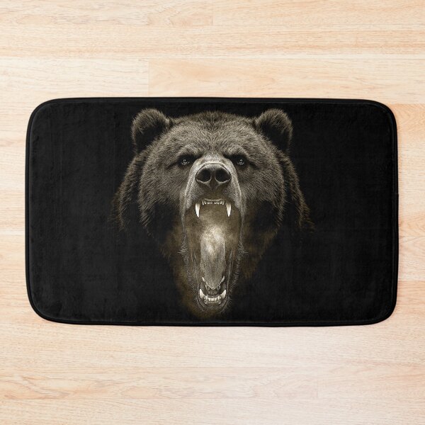 Item preview, Grizzly Bear Hike Camp Vintage Angry Brown Bear designed and sold by JRRTs.