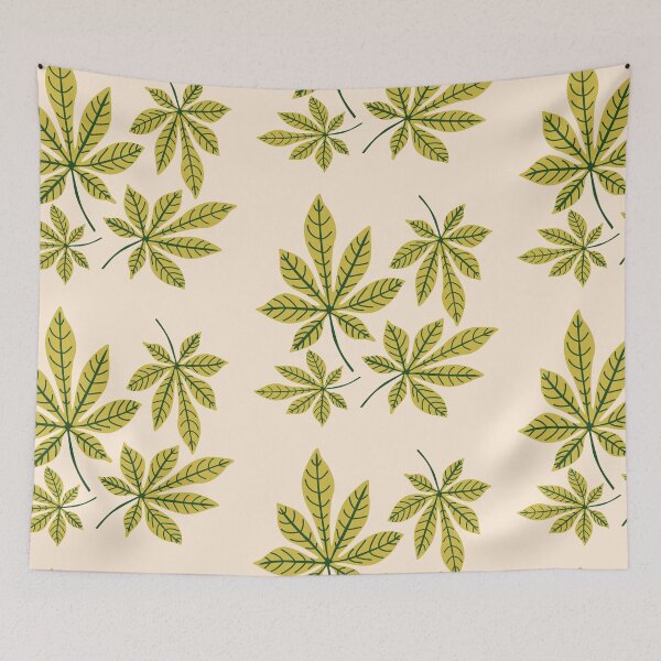 Item preview, Cozy Autumn chestnut leaves designed and sold by Luamor.