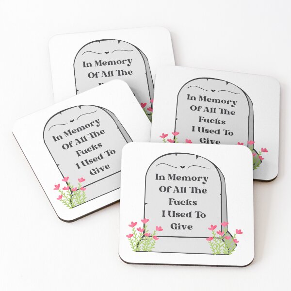 Item preview, In Memory Of All The Fucks I Used To Give  designed and sold by HuesMeows.