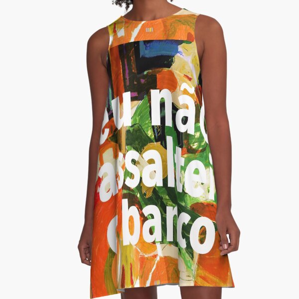 Bank assault art project A-Line Dress