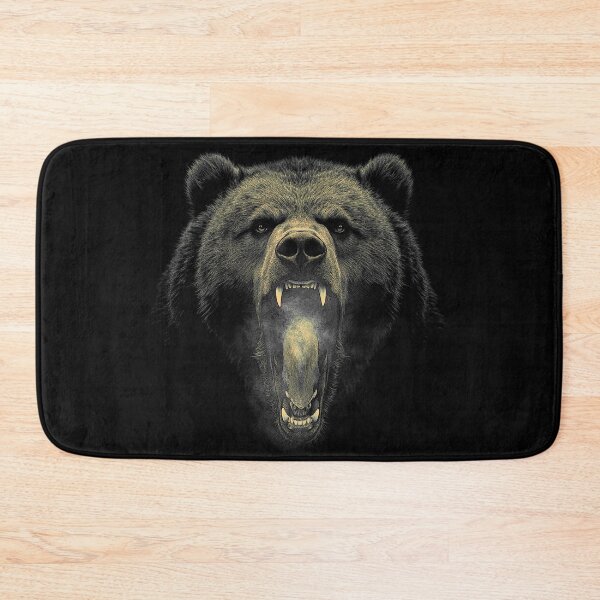 Item preview, Grizzly Bear Hike Camp Vintage Angry Brown Bear designed and sold by JRRTs.