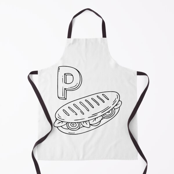 Item preview, An illustration of letter P stand for panini designed and sold by rasagamastore.