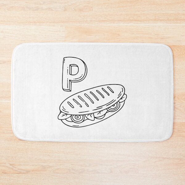 Item preview, An illustration of letter P stand for panini designed and sold by rasagamastore.