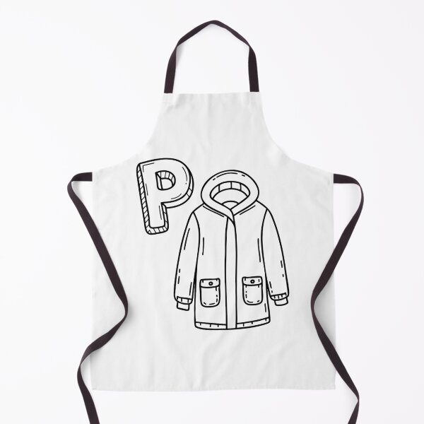 Item preview, An illustration of letter P stand for parka designed and sold by rasagamastore.