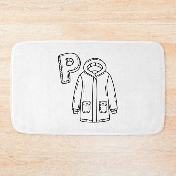 Item preview, An illustration of letter P stand for parka designed and sold by rasagamastore.