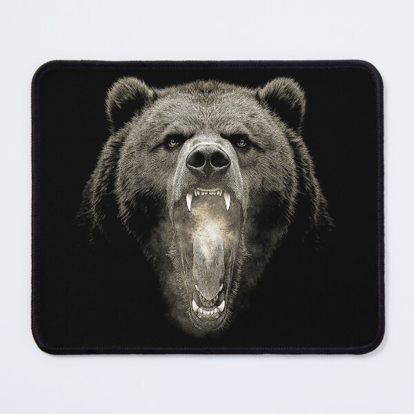Item preview, Grizzly Bear Hike Camp Vintage Angry Brown Bear designed and sold by JRRTs.