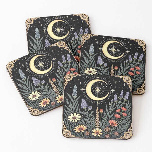 Item preview, Mystical Moon Garden designed and sold by The Astral Loom.
