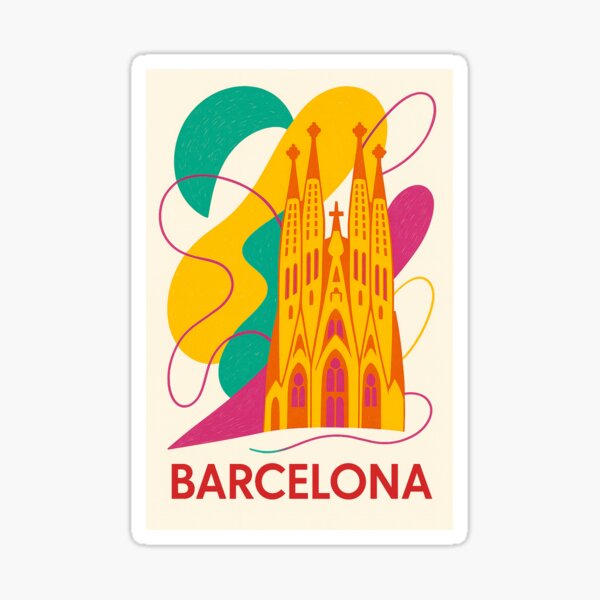 Item preview, Bold Abstract Barcelona designed and sold by Printz of the World.
