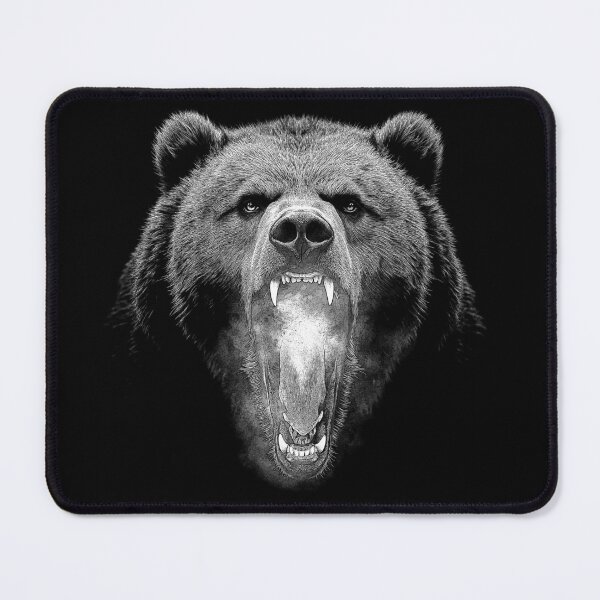 Item preview, Grizzly Bear Hike Camp Vintage Angry Brown Bear designed and sold by JRRTs.