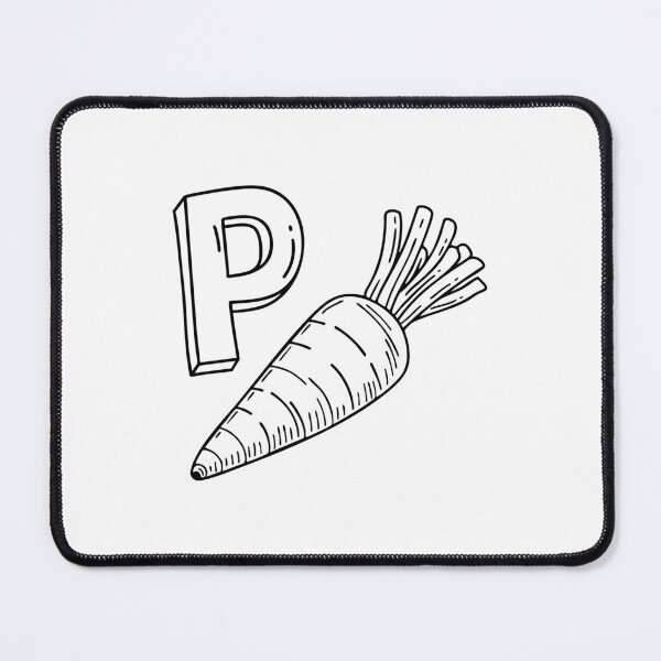 Item preview, An illustration of letter P stand for parsnip designed and sold by rasagamastore.