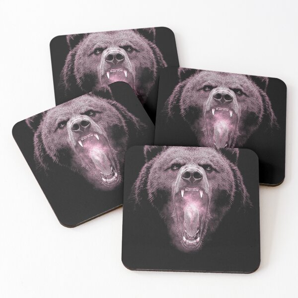 Item preview, Grizzly Bear Hike Camp Vintage Angry Brown Bear designed and sold by JRRTs.