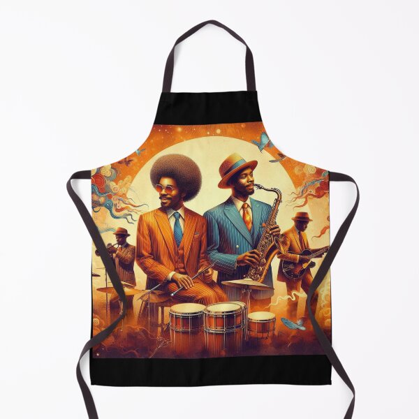 Item preview,  African Jazz Musicians (1950s style) designed and sold by PrintAfricanArt.