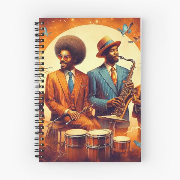 Item preview,  African Jazz Musicians (1950s style) designed and sold by PrintAfricanArt.