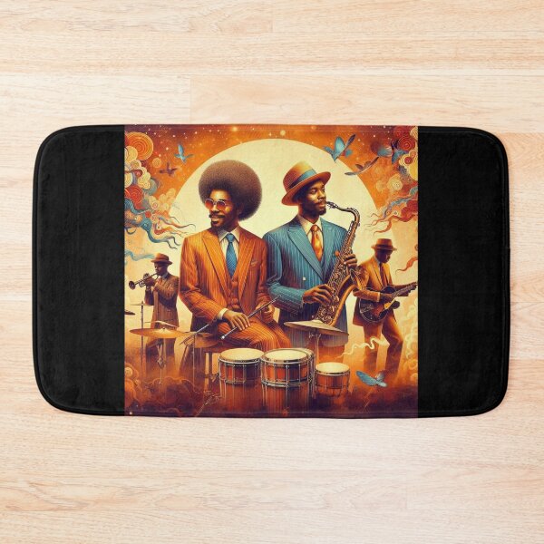 Item preview,  African Jazz Musicians (1950s style) designed and sold by PrintAfricanArt.