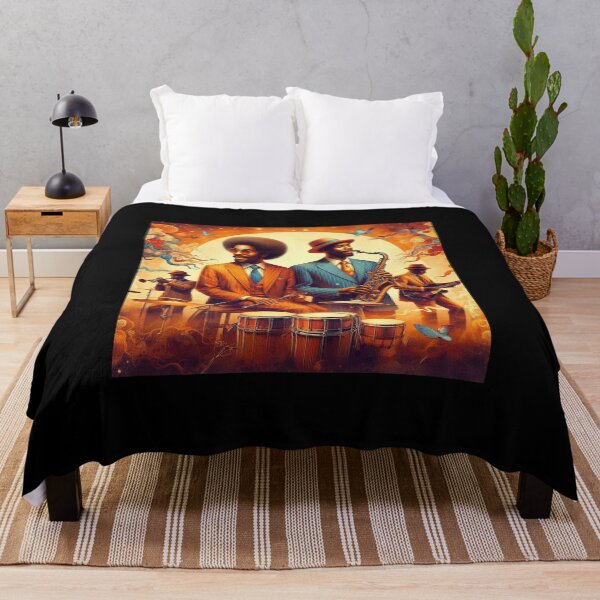 Item preview, African Jazz Musicians (1950s style) designed and sold by PrintAfricanArt.