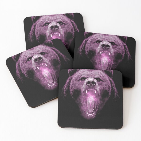 Item preview, Grizzly Bear Hike Camp Vintage Angry Brown Bear designed and sold by JRRTs.
