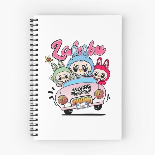 Item preview, Adorable Chibi Labubu Monster Bunny | Cute Fluffy Blue Creature with Playful Flowers designed and sold by Colorful-Garden.