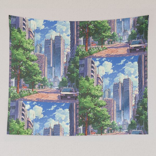 Item preview, Calm Lofi Cityscape designed and sold by bapupa.