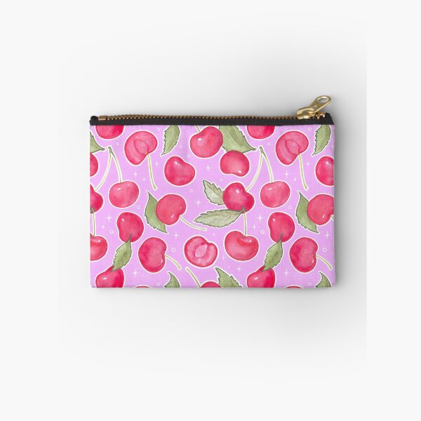 Item preview, I See Cherries & Stars in Pink - Fruit Pattern designed and sold by AycaAtalay.