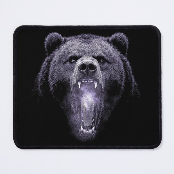 Item preview, Grizzly Bear Hike Camp Vintage Angry Brown Bear designed and sold by JRRTs.