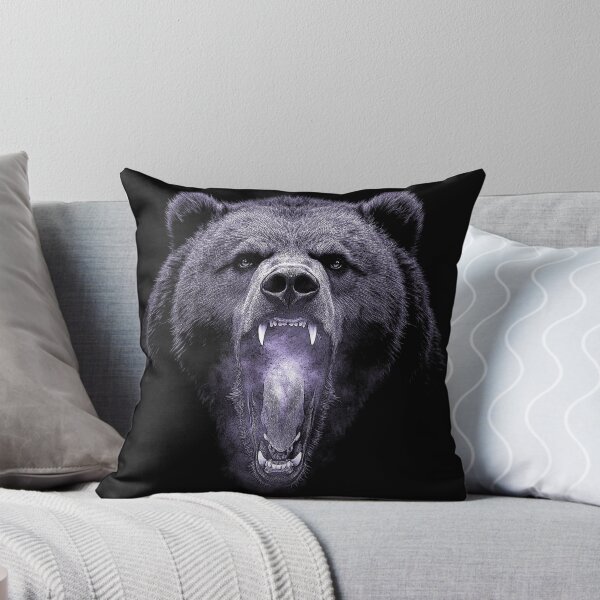 Item preview, Grizzly Bear Hike Camp Vintage Angry Brown Bear designed and sold by JRRTs.