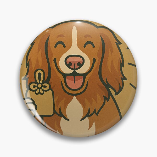 Item preview, Cute Nova Scotia Duck Tolling Retriever Toller Good Karma Dog Lucky Mom Dad Kids designed and sold by FurryHavenPH.