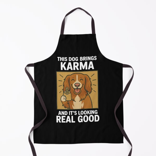 Item preview, Cute Nova Scotia Duck Tolling Retriever Toller Good Karma Dog Lucky Mom Dad Kids designed and sold by FurryHavenPH.