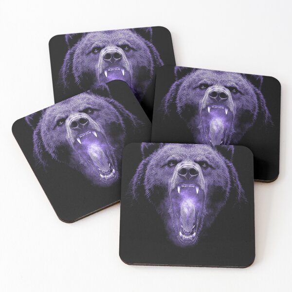 Item preview, Grizzly Bear Hike Camp Vintage Angry Brown Bear designed and sold by JRRTs.