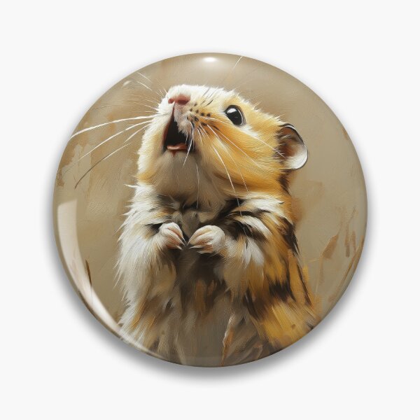 Item preview, Stunning Hamster Painting for Home & Office designed and sold by LazyOwlStore.