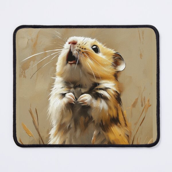 Item preview, Stunning Hamster Painting for Home & Office designed and sold by LazyOwlStore.