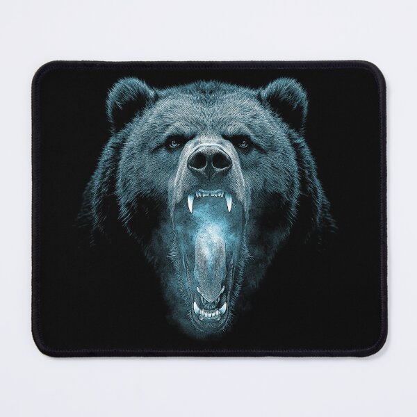 Item preview, Grizzly Bear Hike Camp Vintage Angry Brown Bear designed and sold by JRRTs.