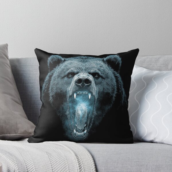 Item preview, Grizzly Bear Hike Camp Vintage Angry Brown Bear designed and sold by JRRTs.