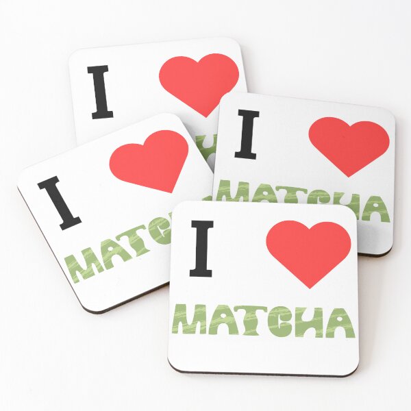 Item preview, I Love Matcha – Statement Poster designed and sold by Denkzettel.