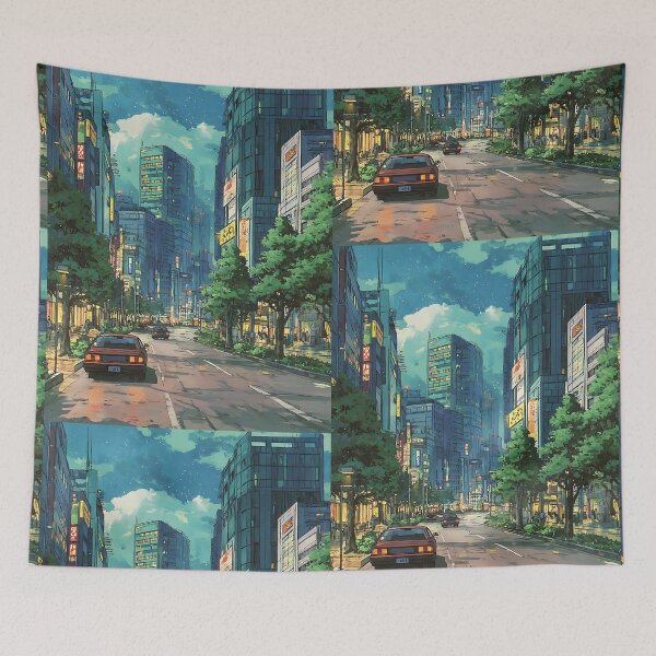 Item preview, Mellow Lofi Cityscape designed and sold by bapupa.