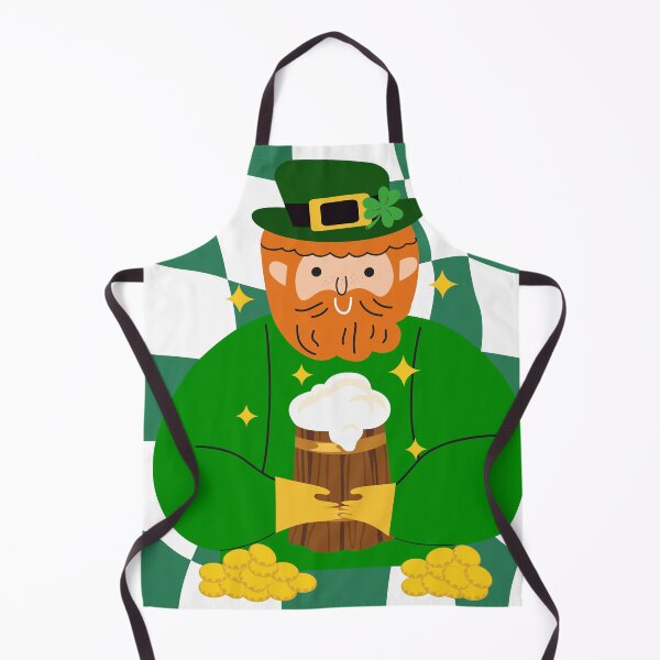 Item preview, Leprechaun hugs a mug of beer designed and sold by Luamor.
