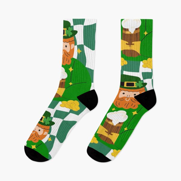 Item preview, Leprechaun hugs a mug of beer designed and sold by Luamor.