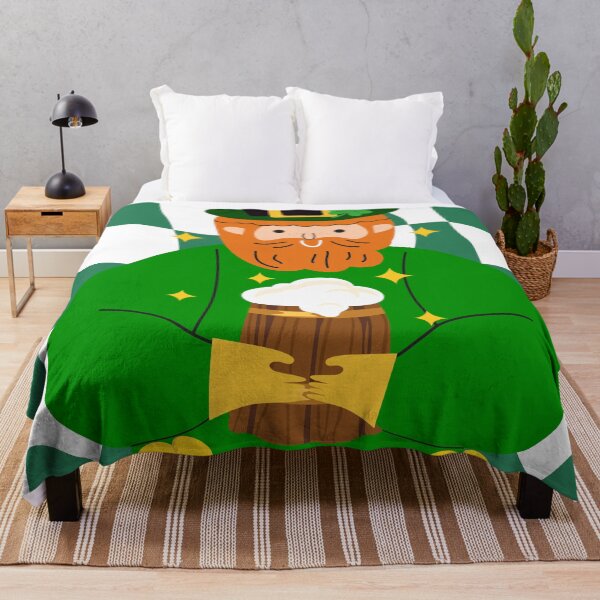 Item preview, Leprechaun hugs a mug of beer designed and sold by Luamor.