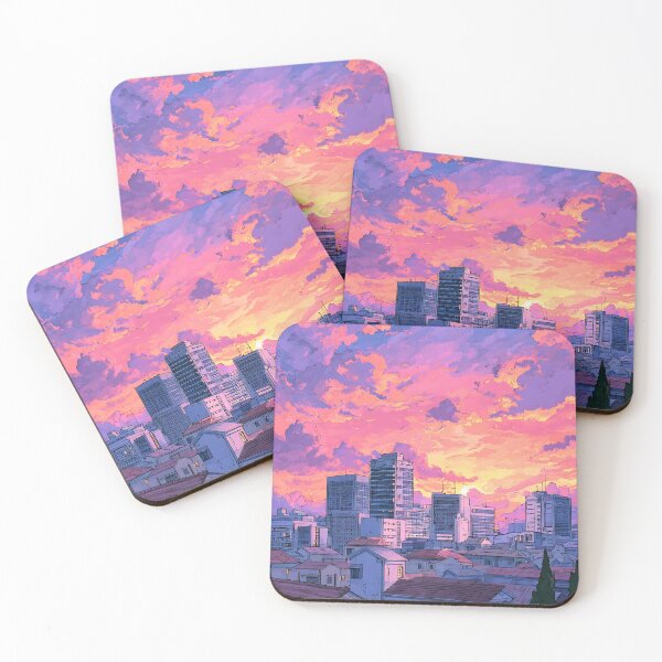 Item preview, Peaceful Lofi Cityscape designed and sold by bapupa.