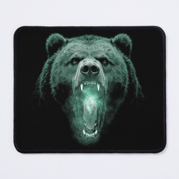 Item preview, Grizzly Bear Hike Camp Vintage Angry Brown Bear designed and sold by JRRTs.