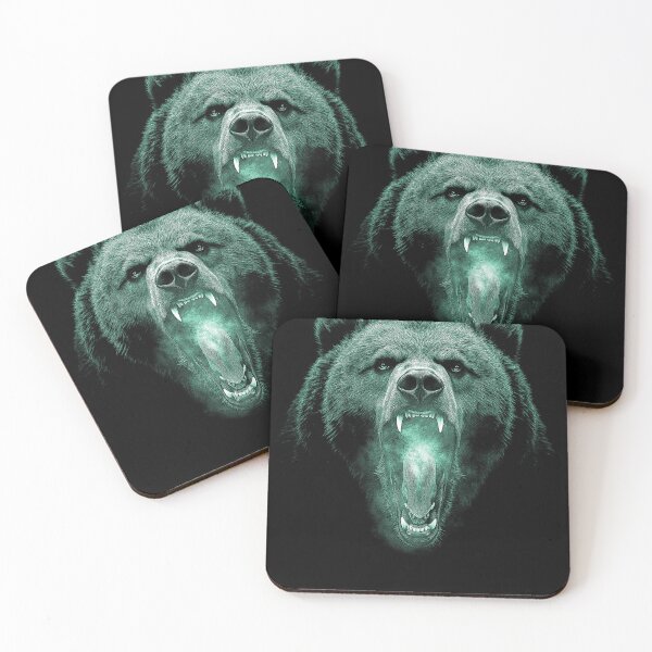 Item preview, Grizzly Bear Hike Camp Vintage Angry Brown Bear designed and sold by JRRTs.