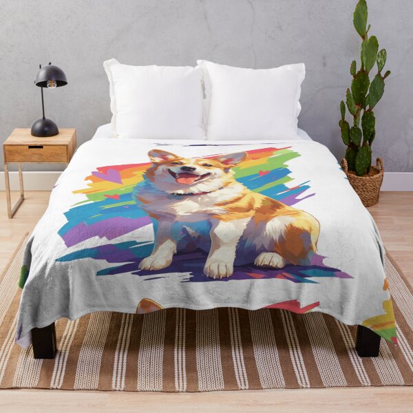 Item preview, Colorful Corgi designed and sold by MendaciousMina.
