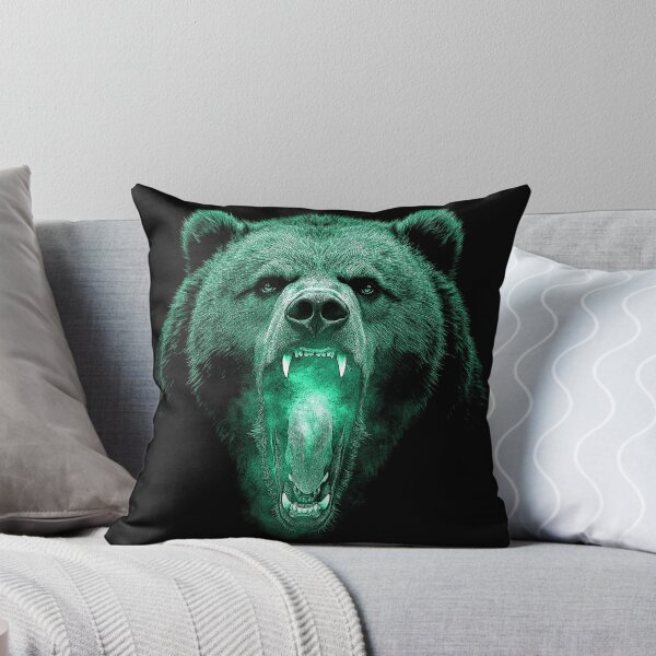 Item preview, Grizzly Bear Hike Camp Vintage Angry Brown Bear designed and sold by JRRTs.