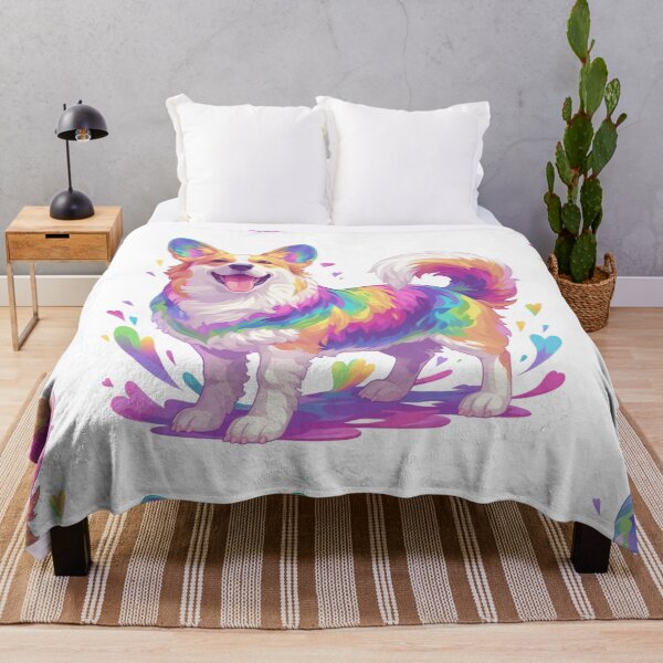 Item preview, Colorful Corgi designed and sold by MendaciousMina.