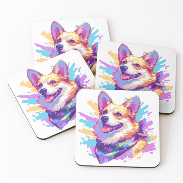 Item preview, Colorful Corgi designed and sold by MendaciousMina.