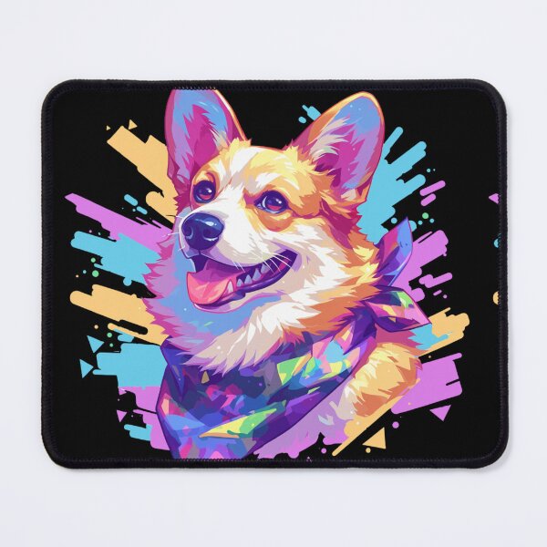 Item preview, Colorful Corgi designed and sold by MendaciousMina.